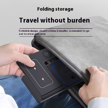 "15W 3 In 1 LED Wireless Charger Stand – Charging Station for iPhone, iWatch, and AirPods"