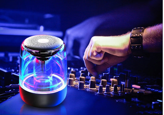 Portable Bluetooth Column Speaker – Wireless, Powerful Bass, LED Light & Radio