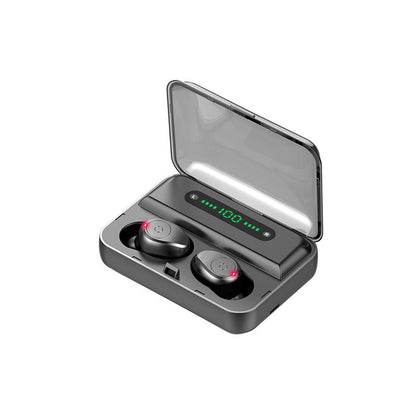 Multifunction Bluetooth Headset – Binaural Movement, Power Bank, & Phone Support