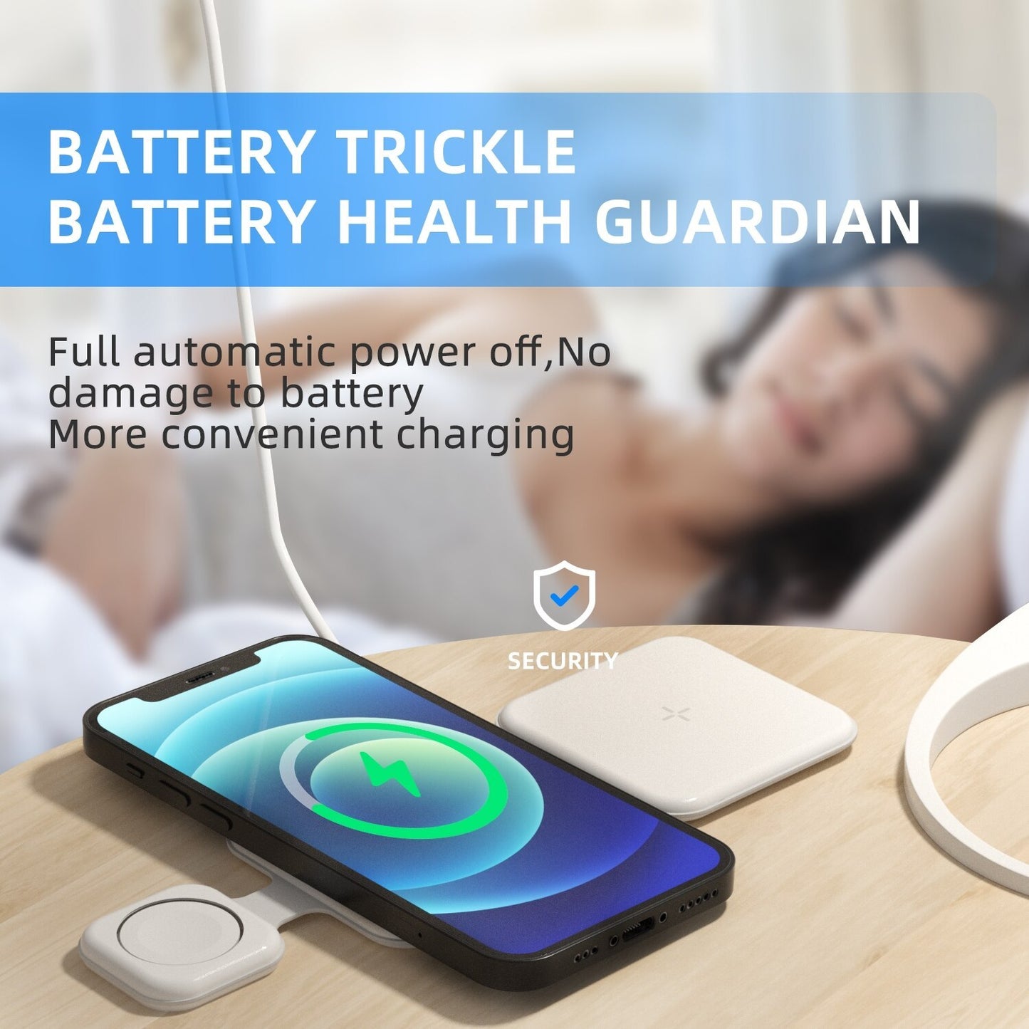 3 In 1 Magnetic Foldable Wireless Charger – Multi-device Charging Station